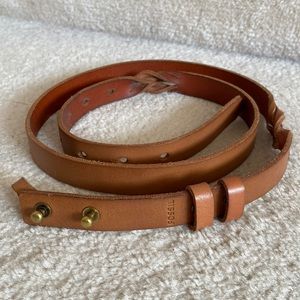 fossil leather belt